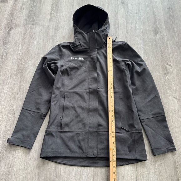 The North Face Womens Hooded Jacket Apex Flex Size Small Gray Urban Dry Vent - Picture 4 of 5